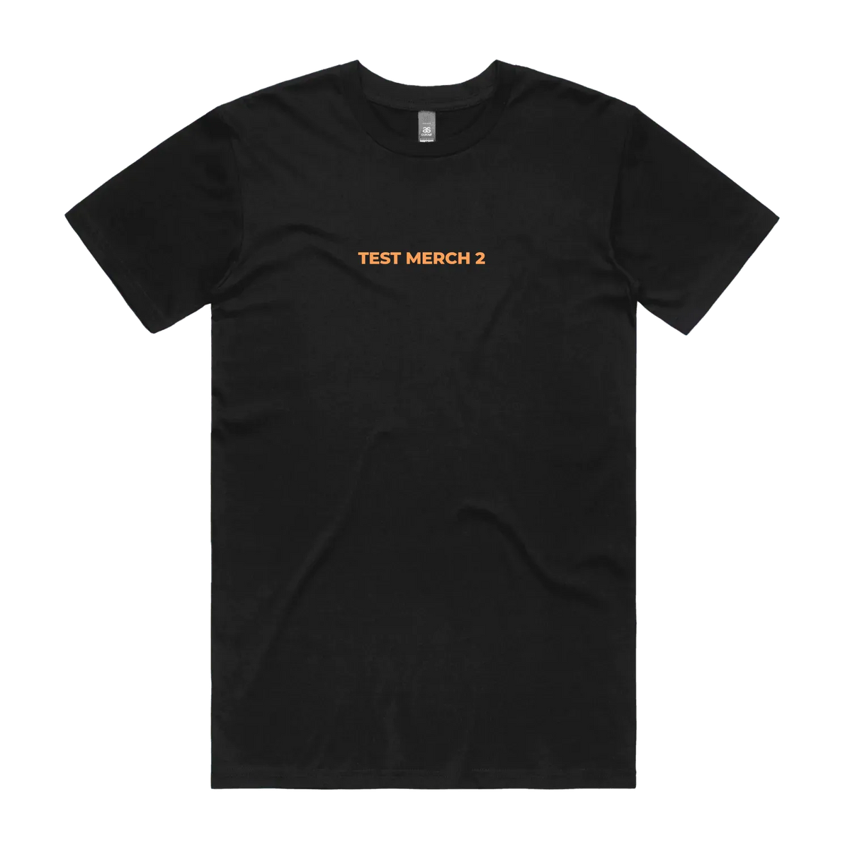 Black front flat lay